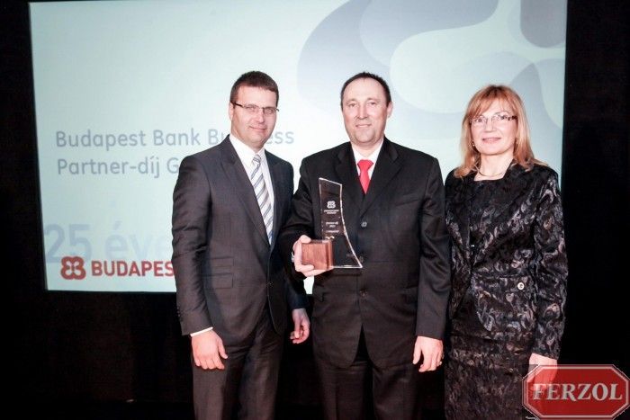 Budapest Bank Business Partner Díj átadása